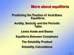 More about equilibria - slide 1