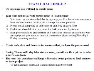 TEAM CHALLENGE 2
