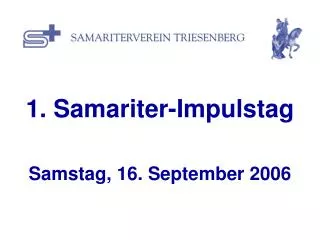 1 samariter impulstag