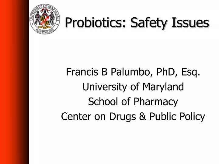 probiotics safety issues