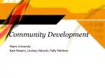Community Development - slide 1