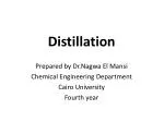 Distillation - slide 1