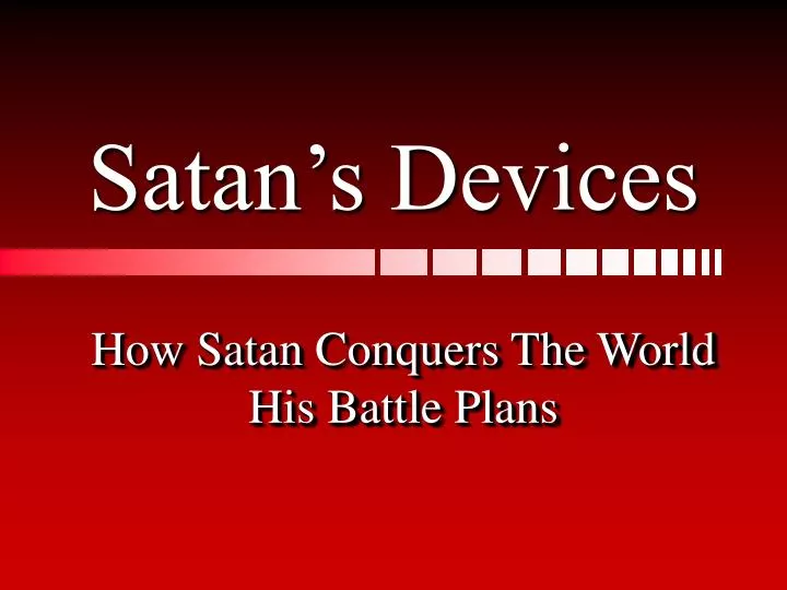 satan s devices