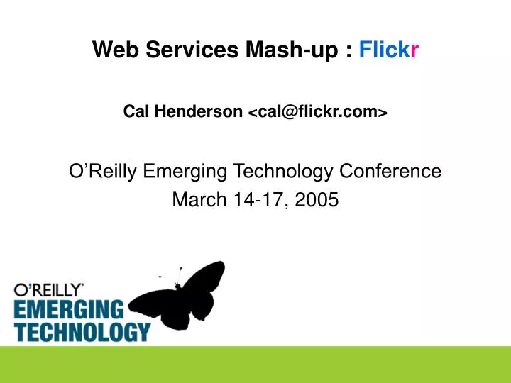 web services mash up flick r
