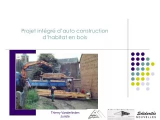 projet int gr d auto construction d habitat en bois