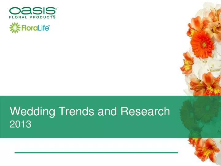 wedding trends and research 2013