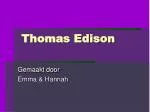 Thomas Edison - slide 1