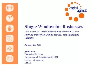 Single Window for Businesses