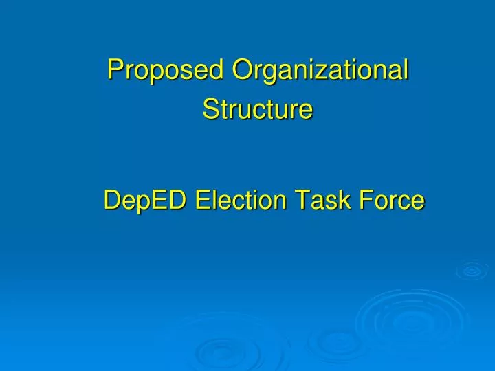 deped election task force