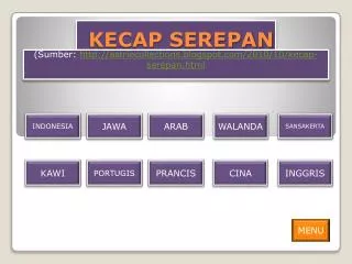 kecap serepan