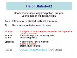help statistiek