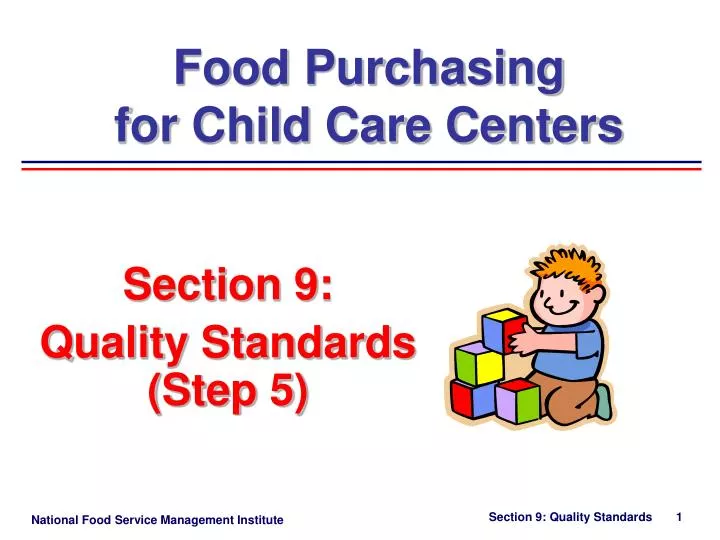 section 9 quality standards step 5