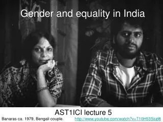 Gender and equality in India