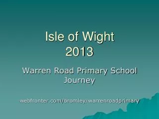Isle of Wight 2013