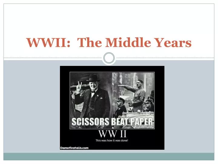 wwii the middle years