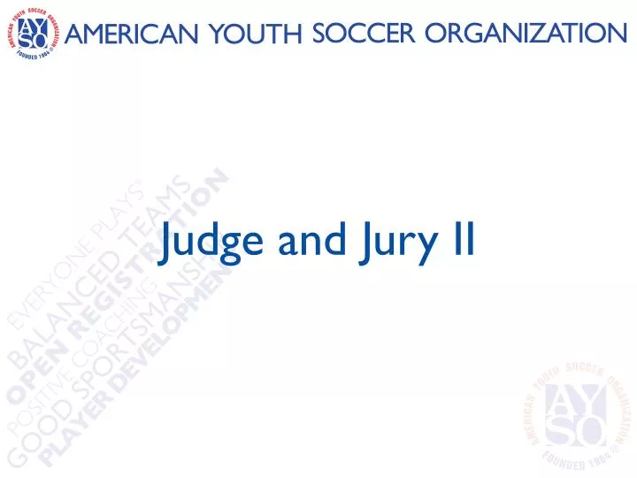 judge and jury ii
