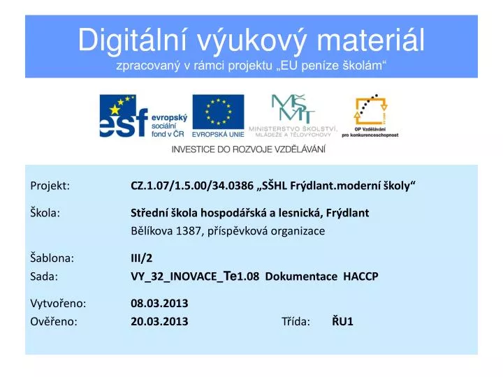 digit ln v ukov materi l zpracovan v r mci projektu eu pen ze kol m