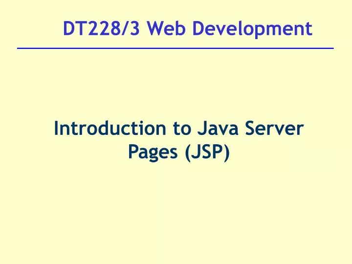 dt228 3 web development