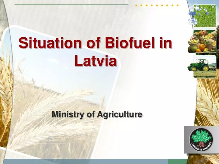 situation of biofuel in latvia