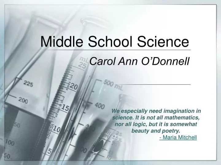 middle school science