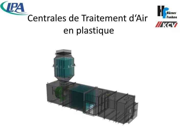 centrales de traitement d air en plastique