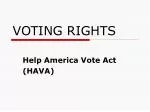 VOTING RIGHTS - slide 1