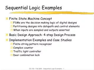 Sequential Logic Examples