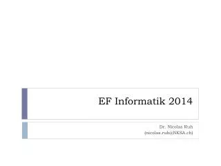 ef informatik 2014
