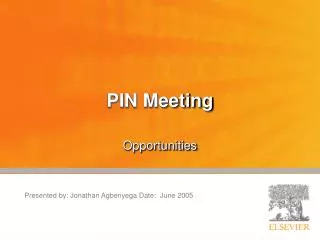 PIN Meeting