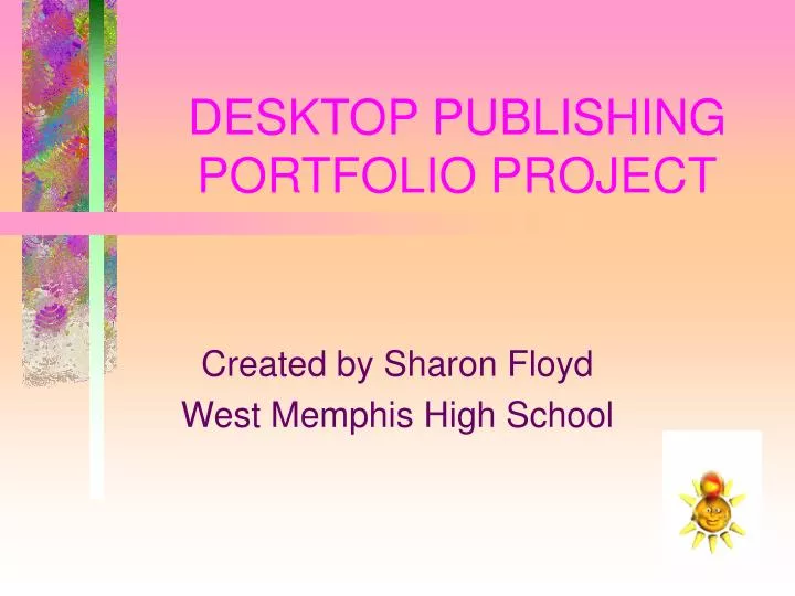 desktop publishing portfolio project