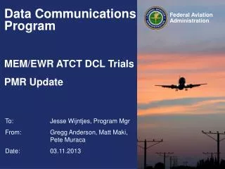 Data Communications Program