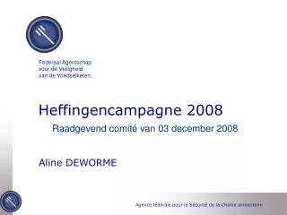 heffingencampagne 2008