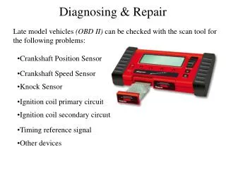Diagnosing &amp; Repair