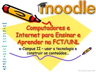 computadores e internet para ensinar e aprender na fct unl