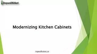 Modernizing Kitchen Cabinets