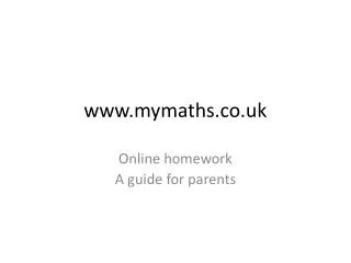 mymaths.co.uk