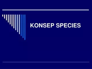 konsep species