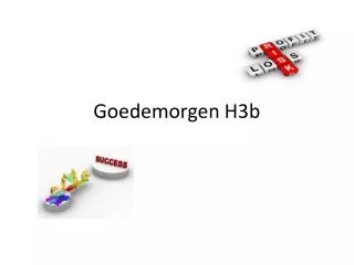 goedemorgen h3b
