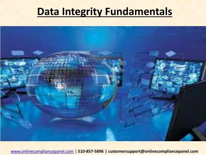 data integrity fundamentals