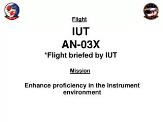 IUT AN-03X *Flight briefed by IUT