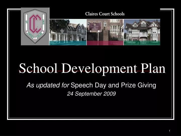school development plan