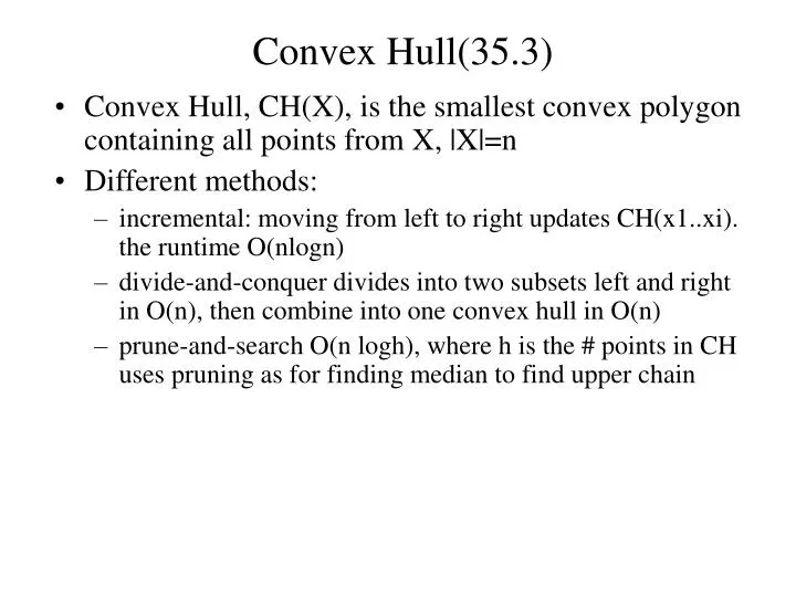 convex hull 35 3