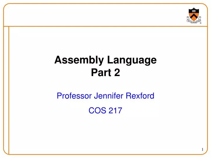 assembly language part 2