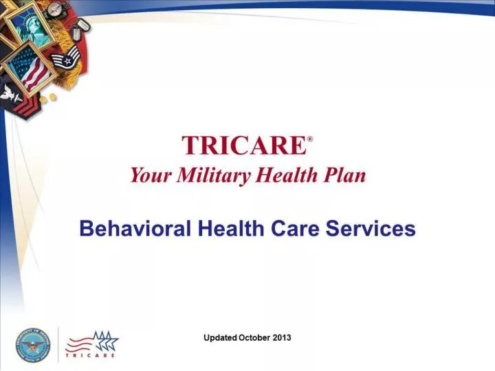 tricare your military health plan behavioral health care services