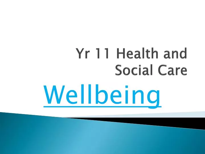 yr 11 health and social care