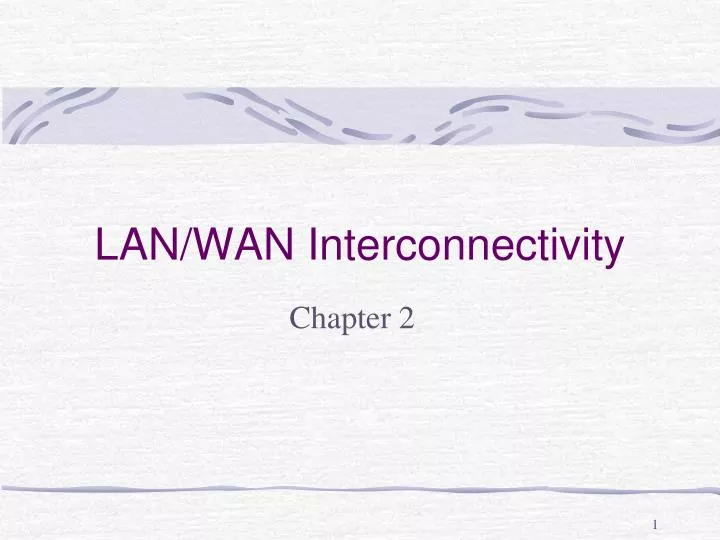 lan wan interconnectivity