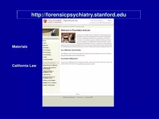 forensicpsychiatry.stanford