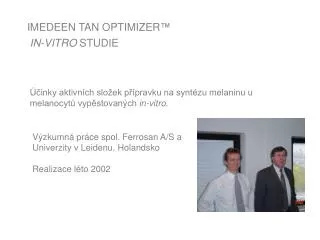 imedeen tan optimizer