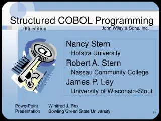 Structured COBOL Programming