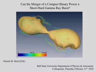 Can the Merger of a Compact Binary Power a Short-Hard Gamma Ray Burst?